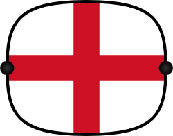 Sun Shade with Flag - England