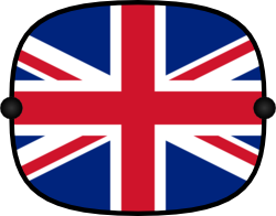 Sun Shade with Flag - United Kingdom
