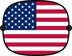 Sun Shade with Flag - United States of America