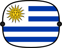 Sun Shade with Flag - Uruguay
