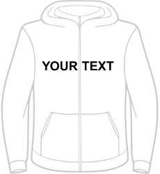 Hooded Zipper "Your City" Ladies - Plain