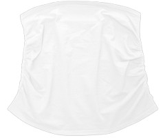 Belly Band with Motif - White