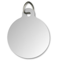 Photo Aluminum Tag - Round (approx. Ø 32 mm)