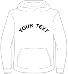 Hoodie "Your City" Men - Curved