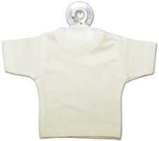 Mini Shirt with Motif - White