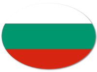 Bunter Babyaufkleber mit Flagge - Bulgarien