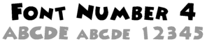 Aluminum Tag - Font 4