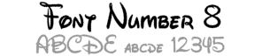 Belly Band - Font 8