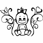 Hoffis Premium Baby Sticker XXL - Motif 1293