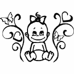 Hoffis Premium Baby Sticker XXL - Motif 1295