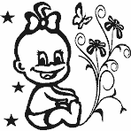Hoffis Premium Baby Sticker XXL - Motif 1304