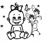 Hoffis Premium Baby Sticker XXL - Motif 1309