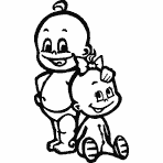 Siblings Sticker - Motif G6-JM