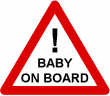 Classic Baby on board Sticker