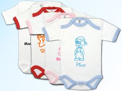 Baby Body mit Babymotiven