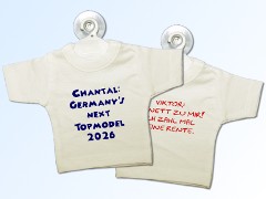 Mini Shirt mit Text